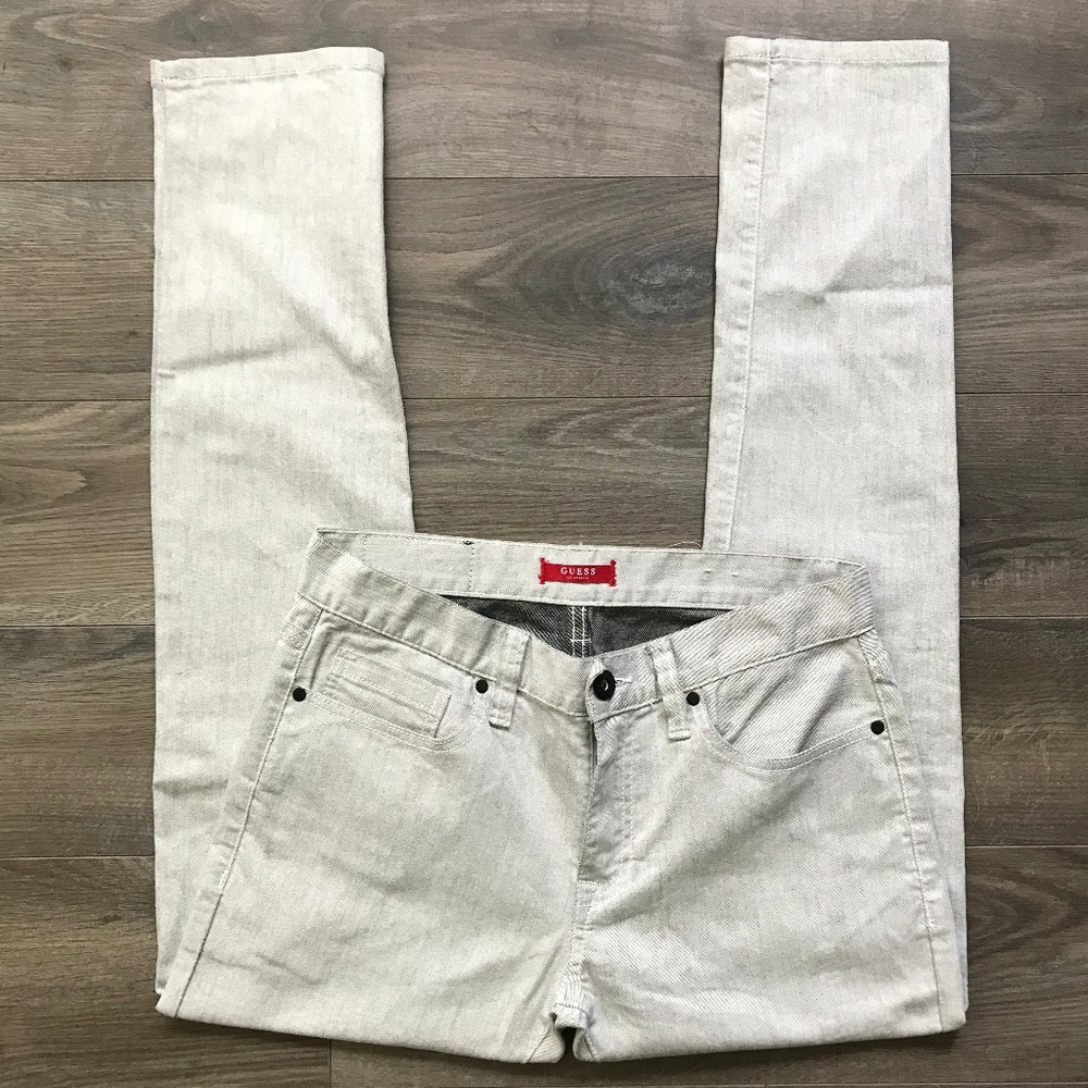 Guess Los Angeles Light Gray Skinny Jeans NWOT